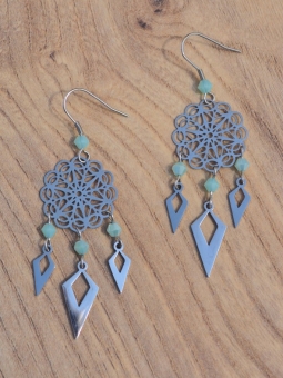 Boucles d'oreilles Dahlia