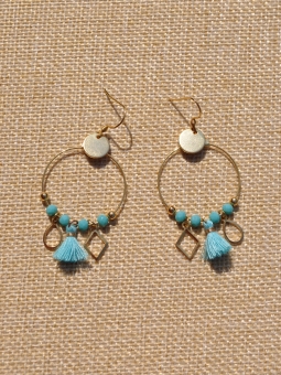 Boucles d'oreilles Létizia