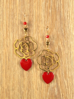 Boucles d'oreilles Rosalie